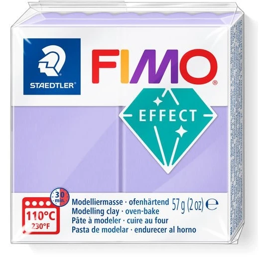 Modelinas FIMO Soft, 57 g, pastelinės alyvinės spalvos