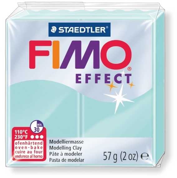 Staedtler Fimo Masa plastyczna termoutwardzalna Effect pastelowa mėtų spalvos 57g