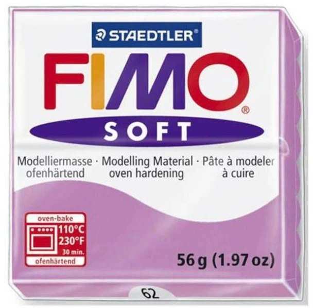 Modelinas Fimo, 56g, šviesiai violetinės spalvos