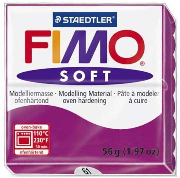 Modelinas FIMO SOFT, 57 g, violetinė sp.