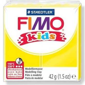 Pasta Fimo Vaikams - FIMO - Fimo Kids Geltona - 42g - Lanksti - Vaikams nuo 8 metų