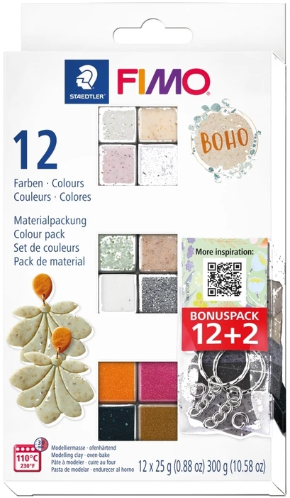 Staedtler FIMO – Effect MP 12+2 rinkinys (8013C12-5P)