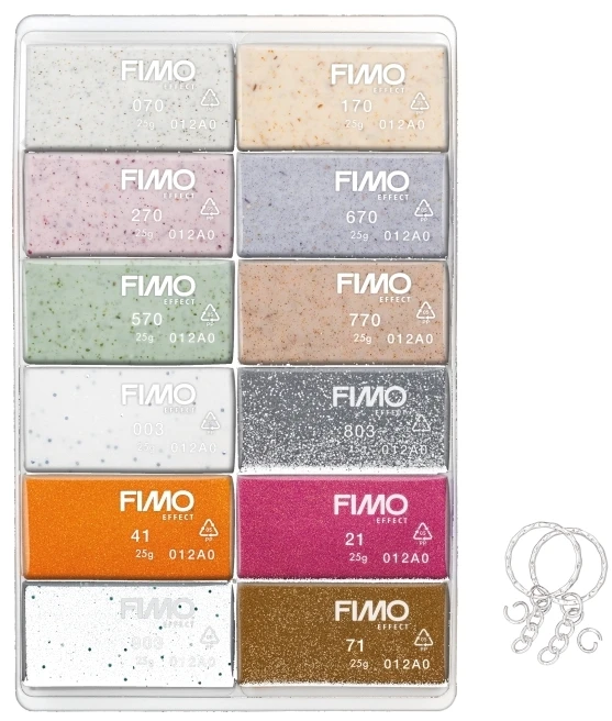 Staedtler FIMO – Effect MP 12+2 rinkinys (8013C12-5P)