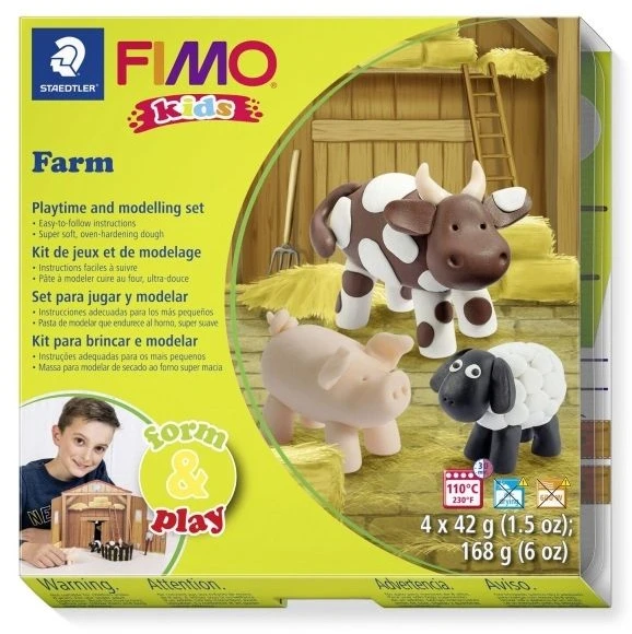 Staedtler Fimo Kids Farma rinkinys (S803401)