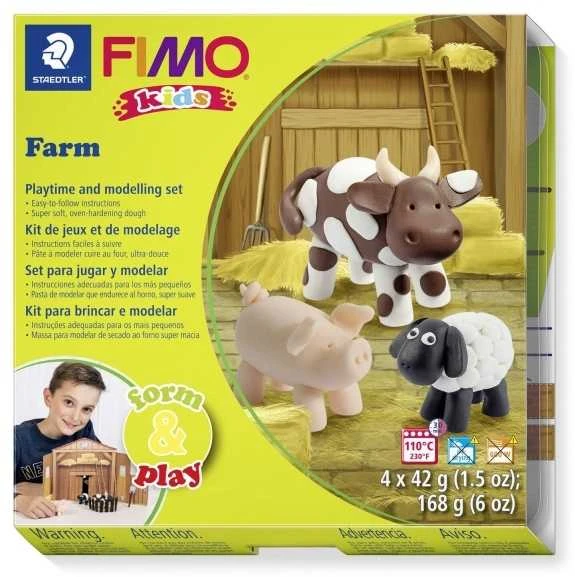 Staedtler Fimo Kids Farma rinkinys (S803401)