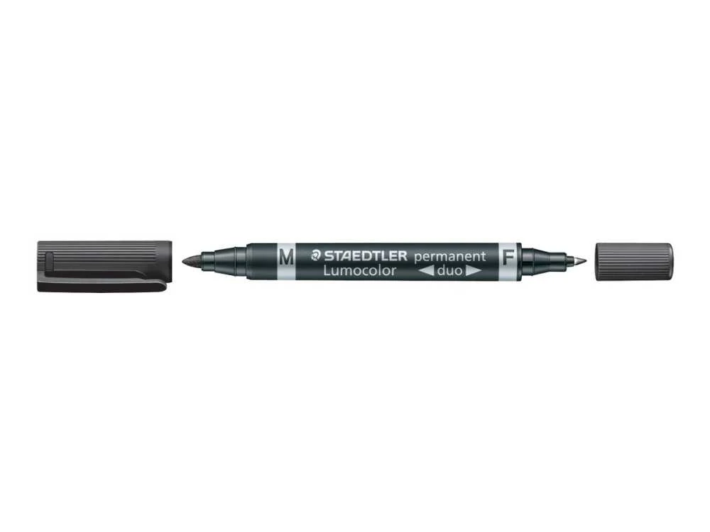 Staedtler MARKER STAEDTLER LUMOCOLOR 348 JUODA OKRAGŁA KOŃCÓWKA