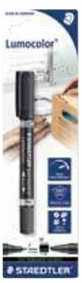Staedtler STAEDTLER Zweispitzmarker Lumocolor permanent BK retail