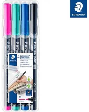 Staedtler „Lumocolor“ permanentinis rašiklis 317, 4 vnt.