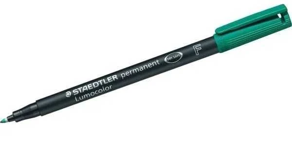 Staedtler Lumocolor, Žalia, Juoda, Žalia, 0,6 mm, Universalus, Vokietija, 1 vnt.
