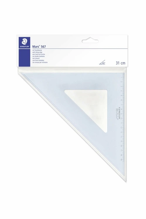 Staedtler Staedtler Mars 567 Linijka biurkowa 310 mm Plastik Mėlyna, Permatomas 1 vnt.