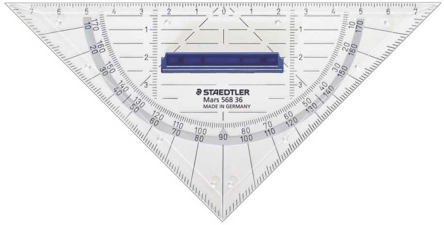 Staedtler Linijka kątowa 16cm P.styrol su laikikliu tr