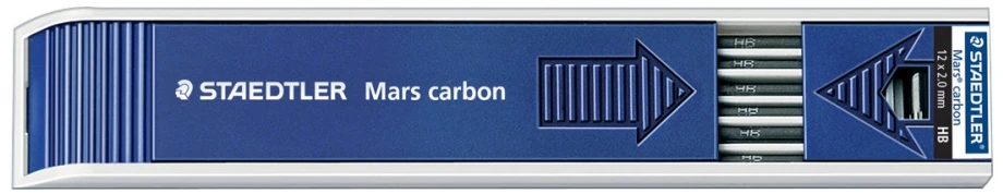 STAEDTLER mechaninis rašalas „Mars carbon 200“, HB, 2 mm 200-HB 03