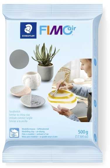 Modeliavimo masė - FIMO - FIMOair - Pilka - Džiūsta ore - 500g