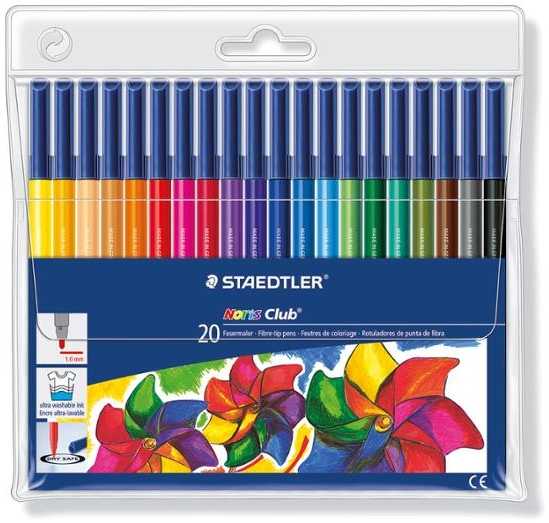 Flomasteriai Staedtler NORIS CLUB 20 spalvų