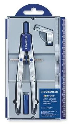STAEDTLER Schulzirkel Noris Club sidabrinis