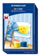 Staedtler Noris Club 8801, Juoda, Mėlyna, Žalia, Raudona, Balta, Geltona, 100 ml