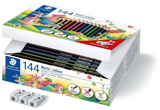 Staedtler daugiaspalviai pieštukai, 144 vnt.