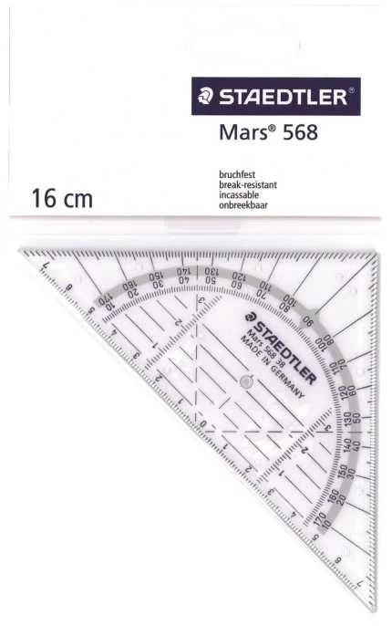 STAEDTLER Geodreieck 16cm unzerbrechlich