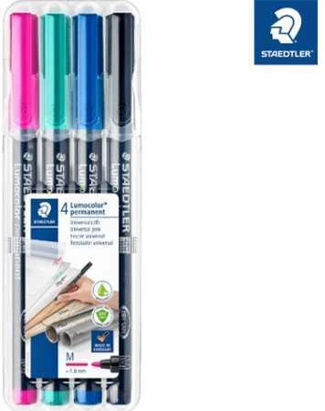 Staedtler „Lumocolor“ permanentinis rašiklis 317, 4 vnt.