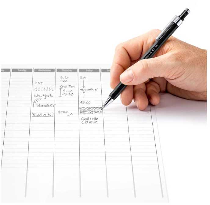 Staedtler STAEDTLER Druckbleistift graphite 0.7 juodas