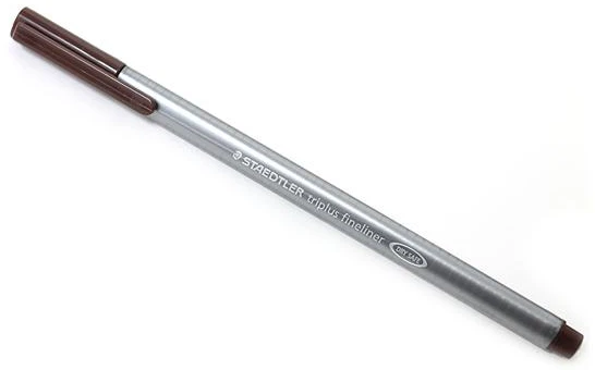 Staedtler Cienkopis Triplus Fineliner brÄ…zowy