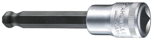 STAHLWILLE 54 KK 8, Galvučių rinkinys, 1/2", metrinis, 5 galvutės, 8 mm, chromuotas
