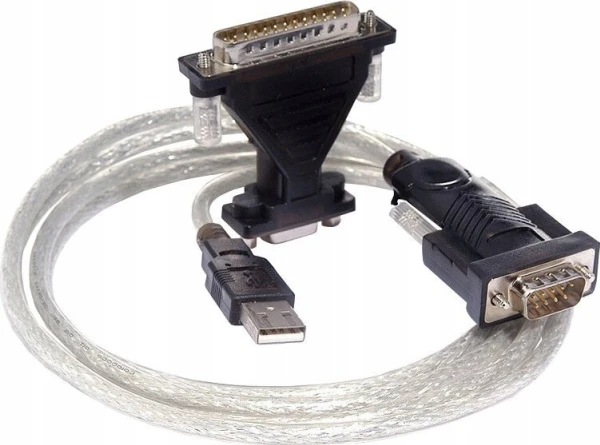 PremiumCord USB-A – RS-232 USB laidas, juodas (ku2-232)