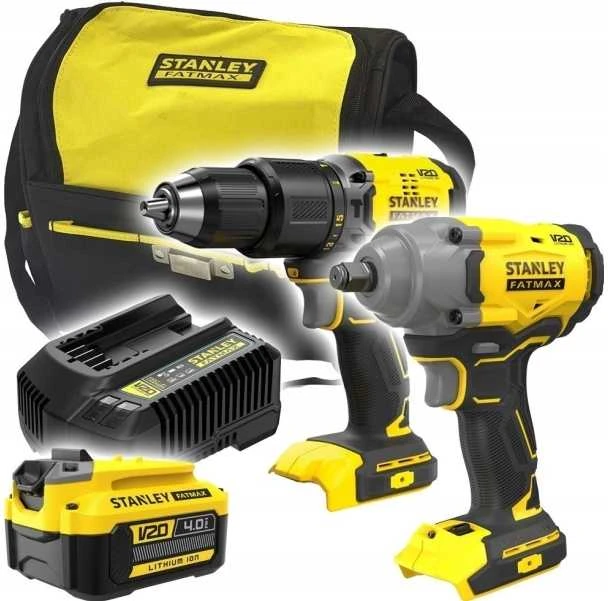 Įrankių rinkinys Stanley SFMCK217M1S-QW (SFMCD715 + SFMCF920); 18 V; 1x4,0 Ah akum.