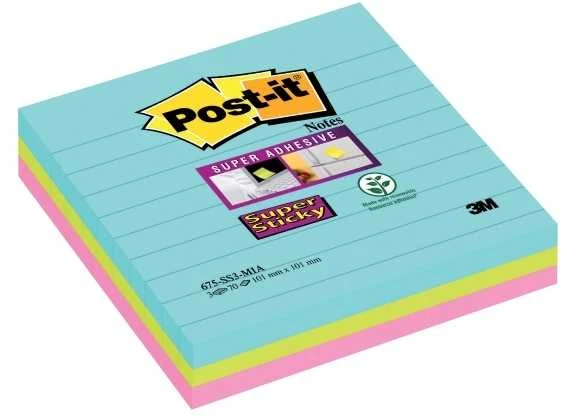 Post-it kvadratiniai linijuoti lapeliai, Majamis kolekcija