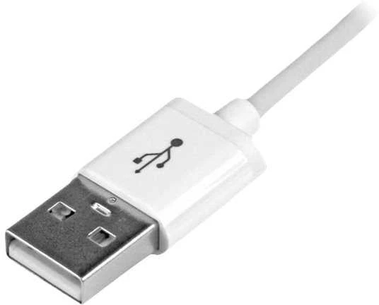 Kabelis USB StarTech USB-A - Lightning 1 m Baltas (USBLT1MW)