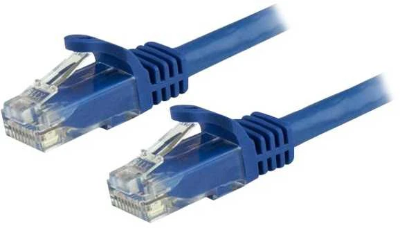 StarTech STARTECH.COM 1,5m CAT6 Kabelis - blaues CAT6-Patchkabel - Snagless-RJ45 - 24 AWG Kupferdraht - LAN - Ethernet N6PATC150CMBL