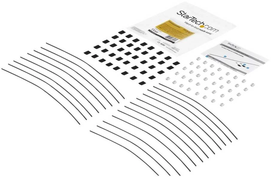 „StarTech SECURITY TETHER CABLES“ 20 PAKUOTĖS / PLIENINIŲ KABELIŲ / ADAPTERINIŲ PRIEŠIŲ