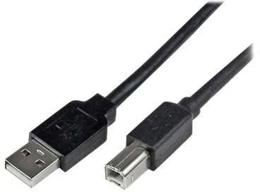Kabelis USB StarTech USB-A - USB-B 20 m Juodas (USB2HAB65AC)