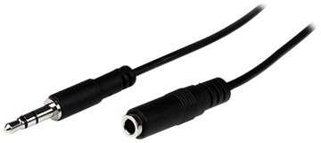 StarTech Jack 3,5 mm - Jack 3.5 mm 2 m juodas (MU2MMFS)
