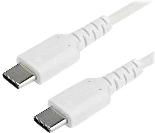 Kabelis USB StarTech USB-C - USB-C 2 m Baltas (RUSB2CC2MW)