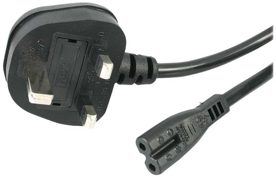 „StarTech BS 1363 Power“ (JK) – C7 IEC 60320 maitinimo kabelis, 1 m (PXTNB2SUK1M)