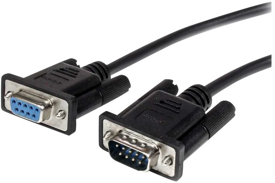 StarTech DB-9 - DB-9, 3m, Juodas (MXT1003MBK)
