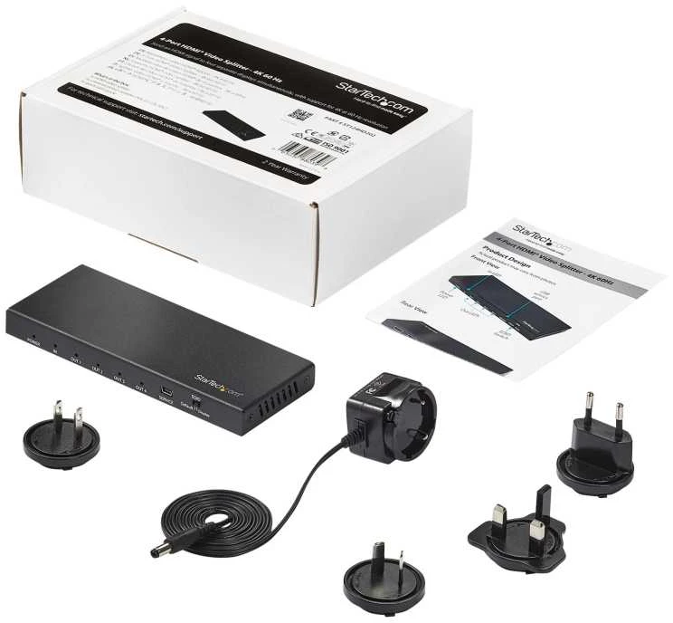 StarTech 4 HDMI prievadas Splitter 4K 60Hz F / F