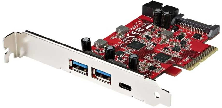 PCI kortelė Startech PEXUSB312A1C1H