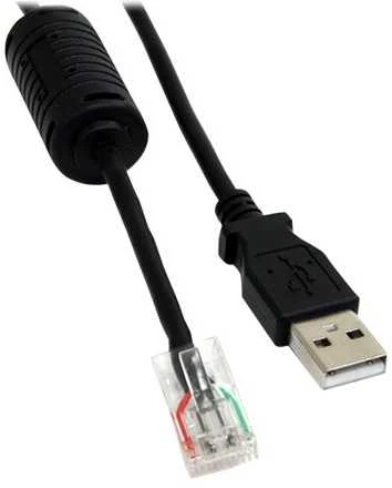 Kabelis USB StarTech USB-A - RJ-45 1.8 m Juodas (USBUPS06)