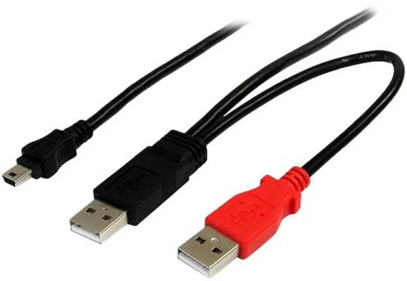 Kabelis USB StarTech 2x USB-A - 1.8 m Juodas (USB2HABMY6)