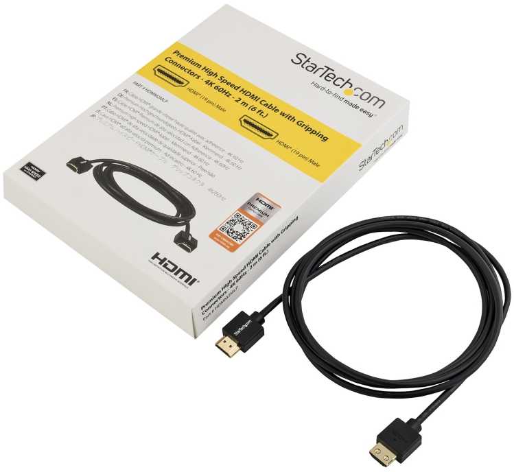 Kabelis StarTech HDMI - HDMI 2m juoda (HDMM2MLP)