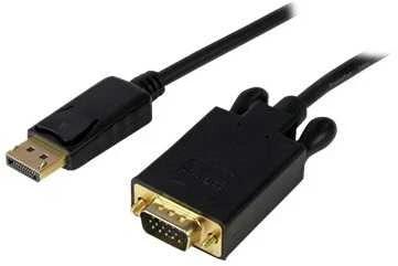 Kabelis StarTech D- Sub (VGA) 1.8m Juodas (DP2VGAMM6B)