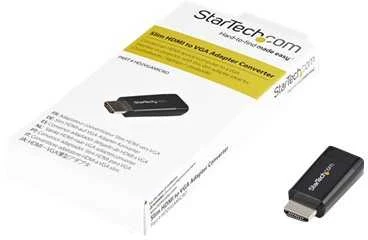 Kompaktiškas „StarTech HD2VGAMICRO“ HDMI keitiklis 1x HDMI A vyriškas iki 1x VGA moteriškas