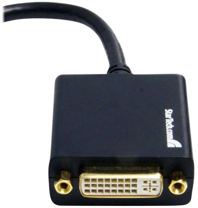 StarTech.com DP2DVI2 vaizdo kabelio adapteris 0,152 m DisplayPort DVI-I Juoda