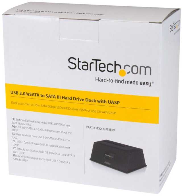 Startech Components USB 3.0 / eSATA SATA HDD / SSD kopijavimo kabelis