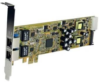 „StarTech.com“ dviejų prievadų PCI Express gigabito tinklo plokštė