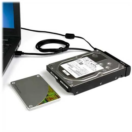 Kištukinis StarTech USB 3.1 A / SATA, Juodas (USB312SAT3)
