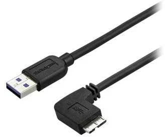 Kabelis USB StarTech USB-A - micro-B 2 m Juodas (USB3AU2MRS)