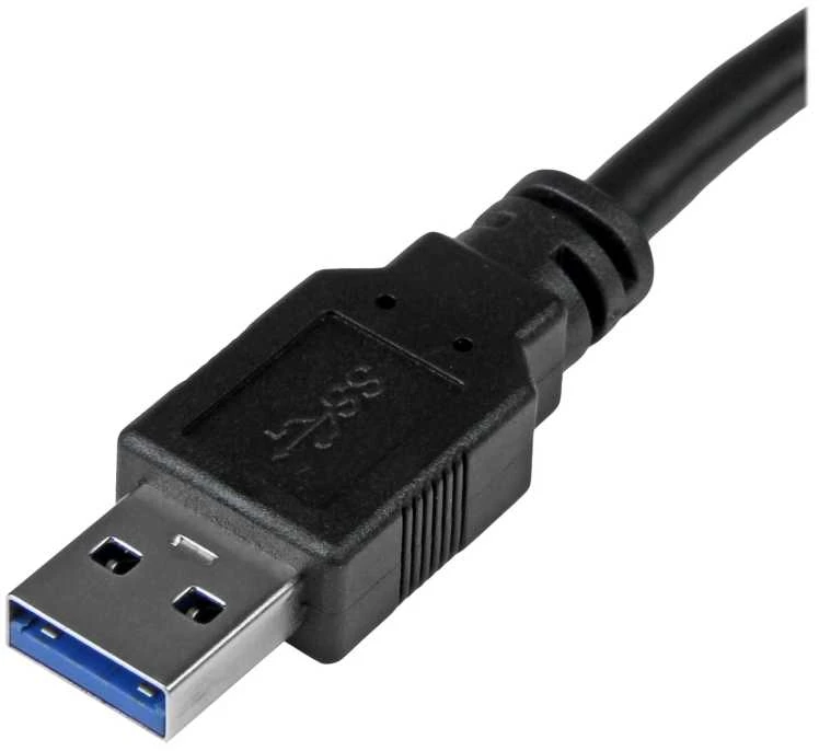StarTech.com USB312SAT3CB kabelių sąsaja / invertavimo adapteris USB 3.1 A SATA 7+15 pin Juoda